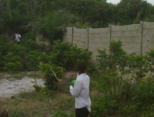 A Surveyor Measuring the Size of the Land so as to get the Proper size of the Land to be Given to the Sponsor of the Survey of the land 
