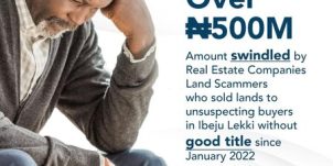 Over ₦500 million Naira lost to land scammers at Ibeju Lekki